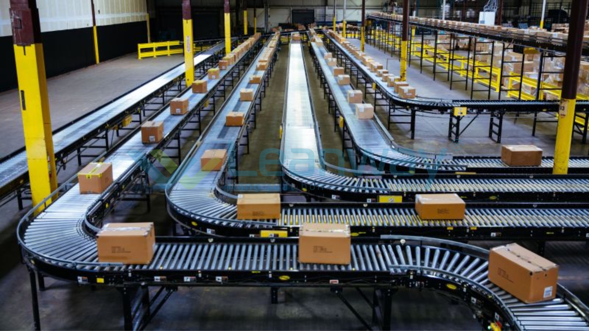 Ứng dụng đã dạng của băng tải con lăn trong sản xuất