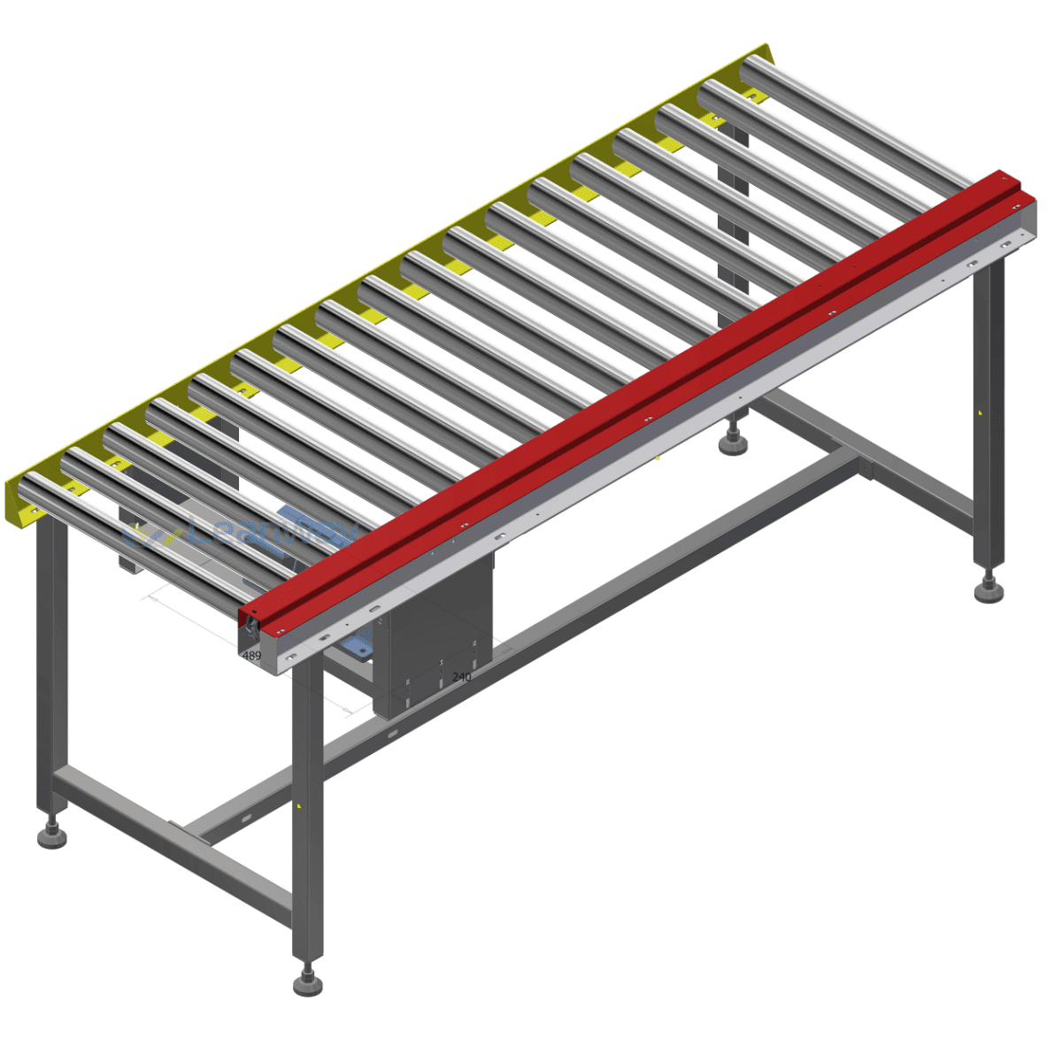 Bang chuyen con lan co dong co